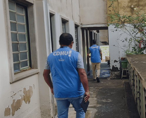 Execução em campo com comunidade